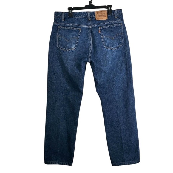 Vtg 90s Levis 505 Blue Jeans Orange Tab Mens 38x30 Straight Leg Hi Rise (36x29) - Picture 7 of 10